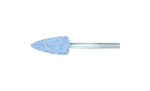 Pferd 30065 B52 Vitrified Mounted Point | 1/8" Shank | Ceramic Oxide 80 Grit | Tough | 3/8" Point Diameter | Box of 10