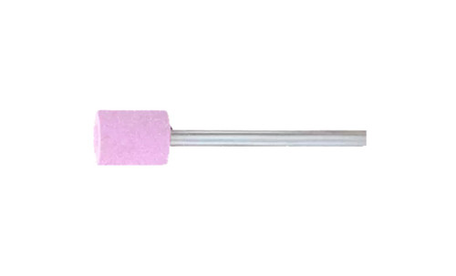 Pferd 32840 B132 Vitrified Mounted Point | 1/8" Shank | Aluminum Oxide 46 Grit | Steel Edge | 3/8" Point Diameter | Box of 10