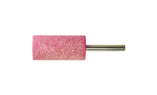 Pferd 34223 W222 Vitrified Mounted Point | 1/4" Shank | Aluminum Oxide 60 Grit | Steel Edge | 1" Point Diameter | Box of 10