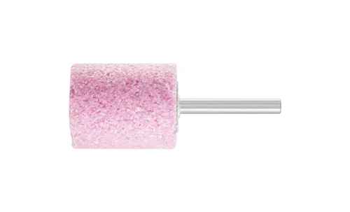 Pferd 34472 W239 Vitrified Mounted Point | 1/4" Shank | Aluminum Oxide 30 Grit | Steel Edge | 1-1/2" Point Diameter | Box of 5