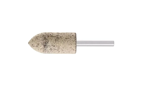 Pferd 35113 A11 Resin Mounted Point | 1/4" Shank | Aluminum Oxide 30 Grit | Inox Edge | 7/8" Point Diameter | Box of 10
