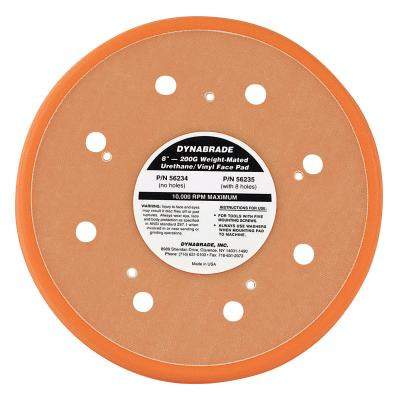 Dynabrade 56235 Vacuum Disc Pad | 8" Pad Size | 3/8" Thickness | Vinyl-Face | Medium Density