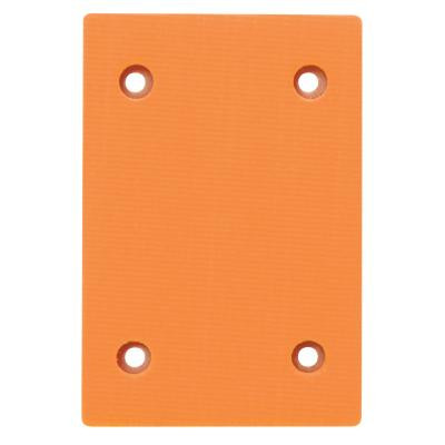 Dynabrade 56315 Non-Vacuum Dynabug II Disc Pad | 3" x 4-1/4" Pad Size | 3/8" Thickness | Hook-Face | Medium Density