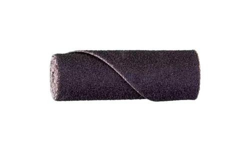 Pferd 41592 1/2" x 1-1/2" Poliroll Cartridge Roll | Cylindrical Shape | 1/8" Arbor Hole Untapered Type | Aluminum Oxide 120 Grit | Box of 50