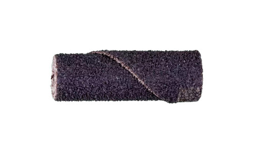 Pferd 41589 1/2" x 1-1/2" Poliroll Cartridge Roll | Cylindrical Shape | 1/8" Arbor Hole Untapered Type | Aluminum Oxide 60 Grit | Box of 50