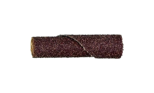 Pferd 41600 1/2" x 2" Poliroll Cartridge Roll | Cylindrical Shape | 1/8" Arbor Hole Untapered Type | Aluminum Oxide 60 Grit | Box of 50