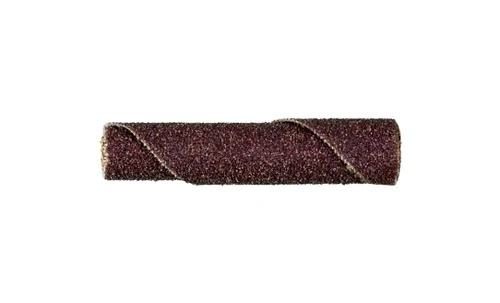 Pferd 41546 3/8" x 2" Poliroll Cartridge Roll | Cylindrical Shape | 1/8" Arbor Hole Untapered Type | Aluminum Oxide 80 Grit | Box of 50