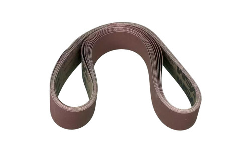 Pferd 49138 2" x 48" Coated Benchstand Belt | Aluminum Oxide 120 Grit | Box of 10