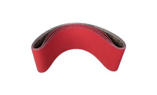 Pferd 49672 6" x 48" Coated Benchstand Belt | Ceramic Oxide CO-COOL 40 Grit | Box of 10