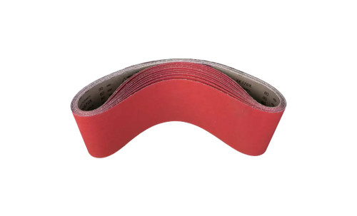 Pferd 49675 6" x 48" Coated Benchstand Belt | Ceramic Oxide CO-COOL 80 Grit | Box of 10