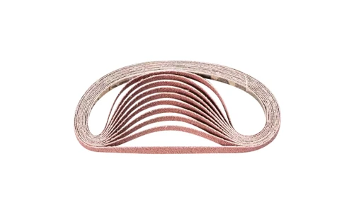 Pferd 48964 1/4" x 12" Coated File Belt | Aluminum Oxide 80 Grit | Box of 50