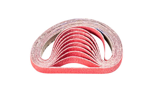 Pferd 49531 1/2" x 12" Coated File Belt | Ceramic Oxide CO-COOL 60 Grit | Box of 50