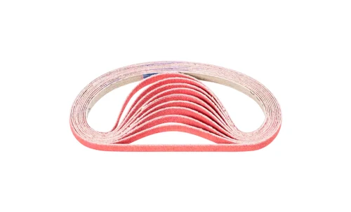 Pferd 49495 1/4" x 12" Coated File Belt | Ceramic Oxide CO-COOL 120 Grit | Box of 50