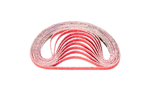 Pferd 49493 1/4" x 12" Coated File Belt | Ceramic Oxide CO-COOL 60 Grit | Box of 50