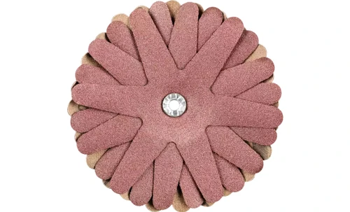 Pferd 44041 4" Polistar Tube Flap Wheel | 3,820 Max. RPM | 5mm Bore | Aluminum Oxide  120 Grit | Box of 10
