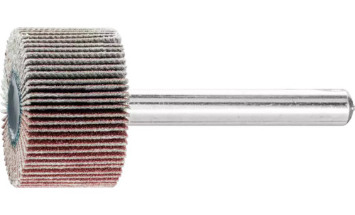 Pferd 45175 1" x 5/8" Mounted Flap Wheel | 1/4" Shank | 25,000 Max. RPM | Aluminum Oxide 180 Grit | Box of 10