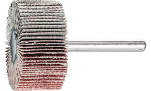Pferd 45234 1-1/2" x 1" Mounted Flap Wheel | 1/4" Shank | 23,000 Max. RPM | Aluminum Oxide 120 Grit | Box of 10