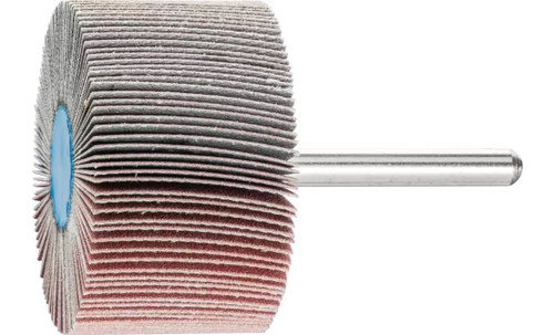 Pferd 45242 2" x 1" Mounted Flap Wheel | 1/4" Shank | 23,000 Max. RPM | Aluminum Oxide 240 Grit | Box of 10