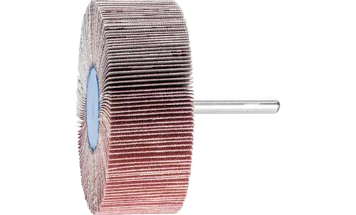 Pferd 45482 3" x 1" Mounted Flap Wheel | 1/4" Shank | 20,000 Max. RPM | Zirconia Z-COOL 80 Grit | Box of 10