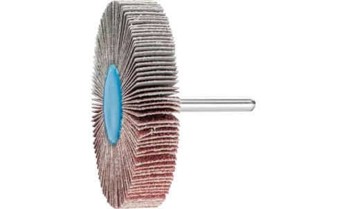 Pferd 45456 3" x 1/2" Mounted Flap Wheel | 1/4" Shank | 20,000 Max. RPM | Ceramic Oxide 40 Grit | Box of 10