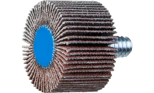 Pferd 45302 1" x 5/8" Quick Change Flap Wheel | 1/4-20" Thread | 25,000 Max. RPM | Aluminum Oxide 120 Grit | Box of 10