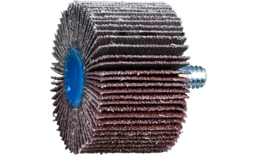 Pferd 45340 1-1/2" x 1" Quick Change Flap Wheel | 1/4-20" Thread | 23,000 Max. RPM | Aluminum Oxide 60 Grit | Box of 10