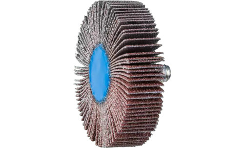Pferd 45351 2" x 1/2" Quick Change Flap Wheel | 1/4-20" Thread | 23,000 Max. RPM | Aluminum Oxide 80 Grit | Box of 10