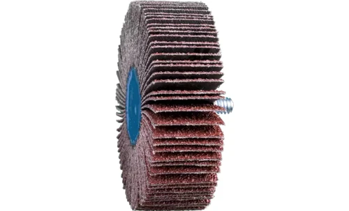 Pferd 45449 3" x 1" Quick Change Flap Wheel | 1/4-20" Thread | 20,000 Max. RPM | Aluminum Oxide 40 Grit | Box of 10