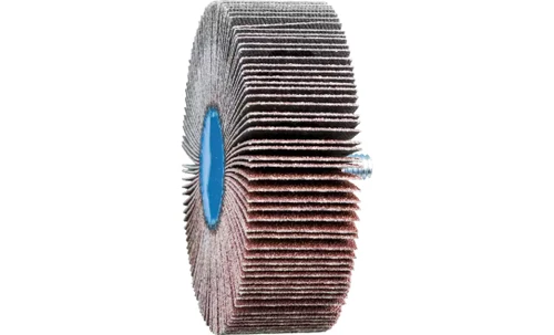 Pferd 45451 3" x 1" Quick Change Flap Wheel | 1/4-20" Thread | 20,000 Max. RPM | Aluminum Oxide 80 Grit | Box of 10
