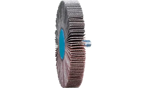 Pferd 45432 3" x 1/2" Quick Change Flap Wheel | 1/4-20" Thread | 20,000 Max. RPM | Aluminum Oxide 120 Grit | Box of 10