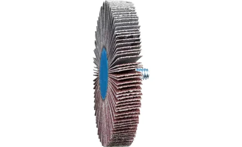 Pferd 45431 3" x 1/2" Quick Change Flap Wheel | 1/4-20" Thread | 20,000 Max. RPM | Aluminum Oxide 80 Grit | Box of 10