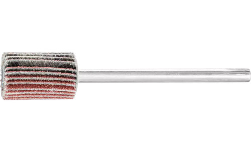 Pferd 45081 3/8" x 5/8" Mini Mounted Flap Wheel | 1/8" Shank | 75,000 Max. RPM | Aluminum Oxide 180 Grit | Box of 10