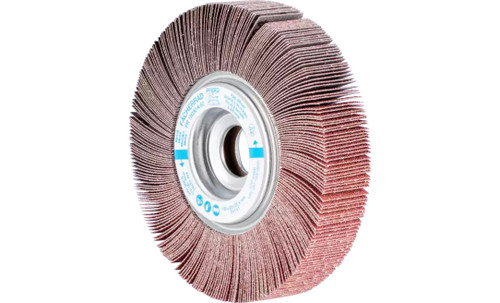 Pferd 45613 6" x 1-1/2" Unmounted Flap Wheel | 1" Arbor Hole | 6,300 Max. RPM | Aluminum Oxide 80 Grit | Box of 2