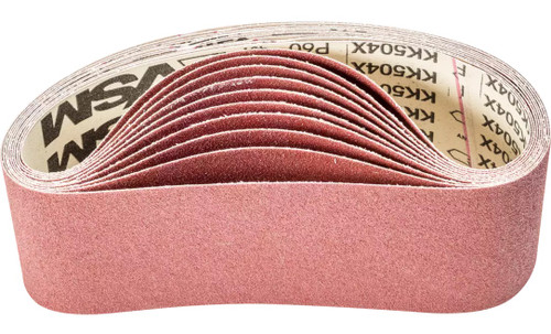 Pferd 49362 4" x 24" Abrasive Coated Portable Belt | Aluminum Oxide 60 Grit | Box of 10