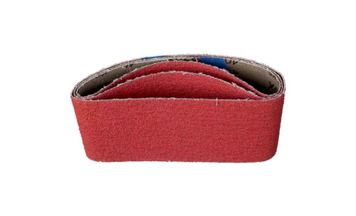 Pferd 49641 3-1/2" x 15-1/2" Abrasive Coated Portable Belt | Ceramic Oxide CO-COOL 40 Grit | Box of 10