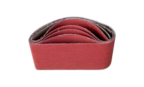 Pferd 49642 3-1/2" x 15-1/2" Abrasive Coated Portable Belt | Ceramic Oxide CO-COOL 60 Grit | Box of 10