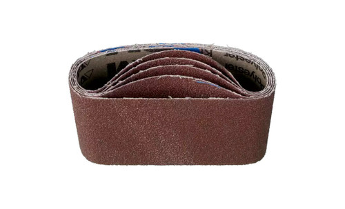 Pferd 49312 3-1/2" x 15-1/2" Abrasive Coated Portable Belt | Aluminum Oxide 40 Grit | Box of 10