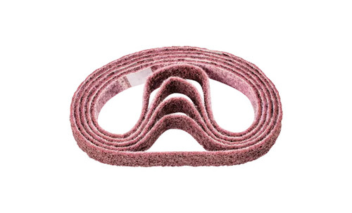 Pferd 43667 3/4" x 24" Polivlies Surface Conditioning Belt | Medium Grade | Aluminum Oxide 180 Grit | Box of 10