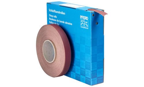 Pferd 47120 1" Abrasive Shop Roll Resin/Resin Heavy Duty | 50 Yard Roll | Aluminum Oxide 150 Grit | Box of 1