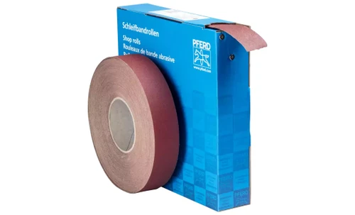 Pferd 47169 1-1/2" Abrasive Shop Roll Resin/Resin Heavy Duty | 50 Yard Roll | Aluminum Oxide 120 Grit | Box of 1