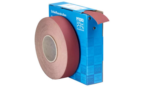 Pferd 47172 1-1/2" Abrasive Shop Roll Resin/Resin Heavy Duty | 50 Yard Roll | Aluminum Oxide 220 Grit | Box of 1