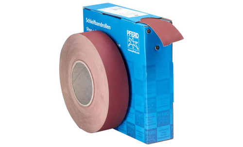 Pferd 47175 1-1/2" Abrasive Shop Roll Resin/Resin Heavy Duty | 50 Yard Roll | Aluminum Oxide 320 Grit | Box of 1