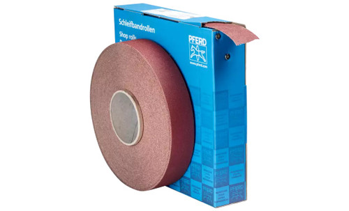 Pferd 47167 1-1/2" Abrasive Shop Roll Resin/Resin Heavy Duty | 50 Yard Roll | Aluminum Oxide 80 Grit | Box of 1