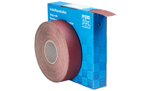 Pferd 47218 2" Abrasive Shop Roll Resin/Resin Heavy Duty | 50 Yard Roll | Aluminum Oxide 100 Grit | Box of 1