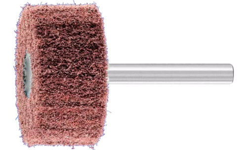 Pferd 46202 1-1/2" x 3/4" Non Woven Polinox Mounted Flap Wheel | 15,000 Max. RPM | Aluminum Oxide 180 Grit | PNL Type | 1/4" Shank Diameter
