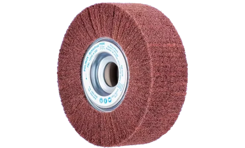 Pferd 43130 6" x 2" Non Woven Polinox Unmounted Flap Wheel | 4,000 Max. RPM | 1" Arbor Hole | Aluminum Oxide 280 Grit | PNL Type | Fine Grade
