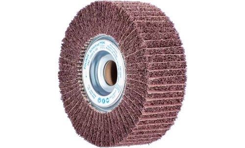 Pferd 43045 6" x 2" Non Woven Polinox Unmounted Flap Wheel | 4,000 Max. RPM | 1" Arbor Hole | Aluminum Oxide 100 Grit | PNZ Type