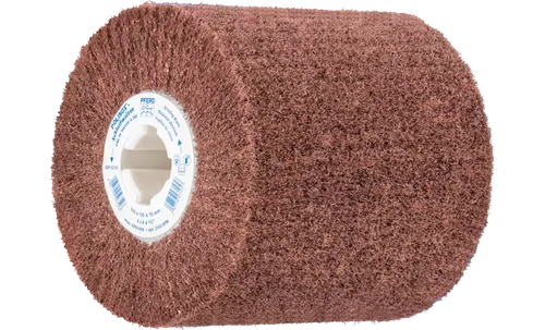 Pferd 43105 4" x 4" Non Woven Polinox Finishing Drum | 4,800 Max. RPM | 3/4" Arbor Hole | Aluminum Oxide 280 Grit | PNL Type