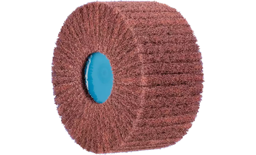 Pferd 43190 4" x 2" Polinox Unmounted Flap Wheel Finishing Drum | 6,000 Max. RPM | 5/8-11" Thread | Aluminum Oxide 280 Grit | PNL Type | Sold by Box of 5