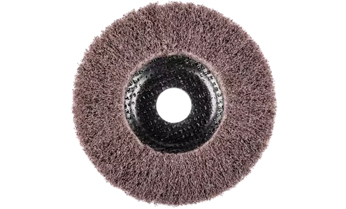 Pferd 45894 5" x 7/8" Non Woven Polinox Fibre Backing Disc | 4,850 Max. RPM | 3/4" Height | Aluminum Oxide 100 Grit | PNL Type | Sold by Box of 5